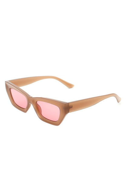 Rectangle Slim Retro Narrow Fashion Sunglasses