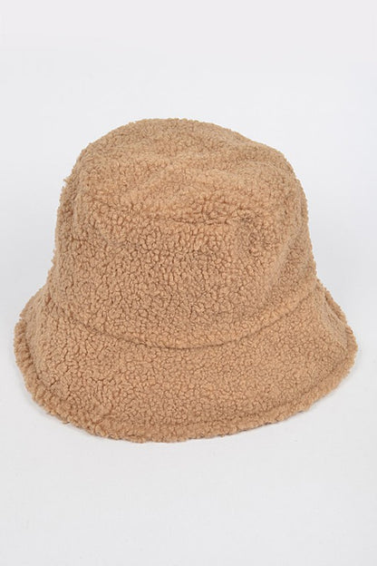 Reversible Faux Fur Bucket Hat