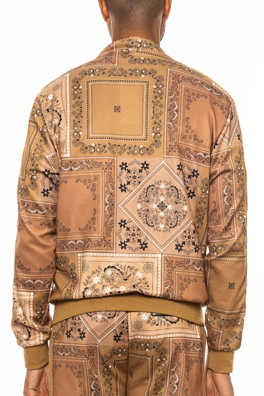 Paisley Bandana Track Jacket