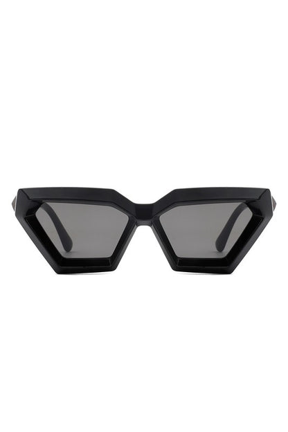 Retro Square Chunky Cat Eye Fashion Sunglasses