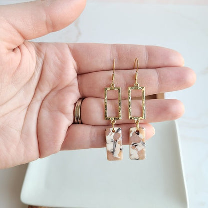 Raya Earrings - Sandstone