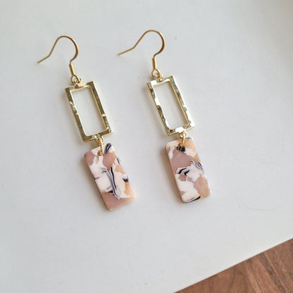 Raya Earrings - Sandstone