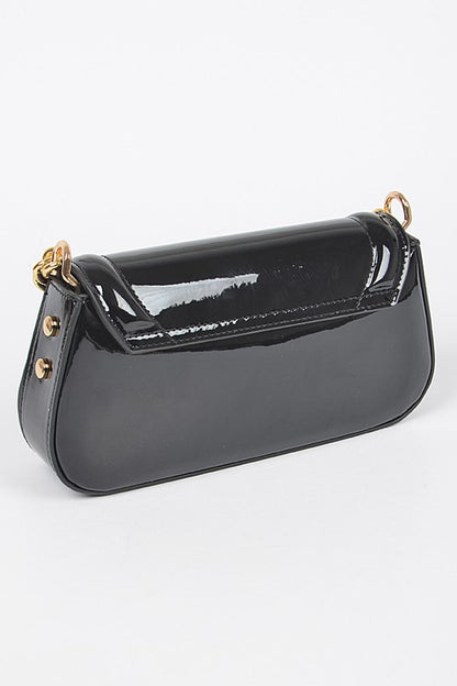 Vegan Patent Leather Iconic Crossbody Bag