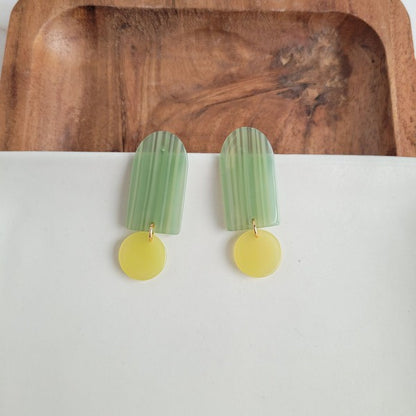 Rory Earrings - Sage & Lemon