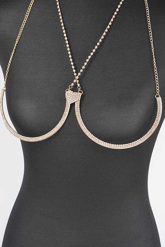 Rhinestone Iconic Bra Chain