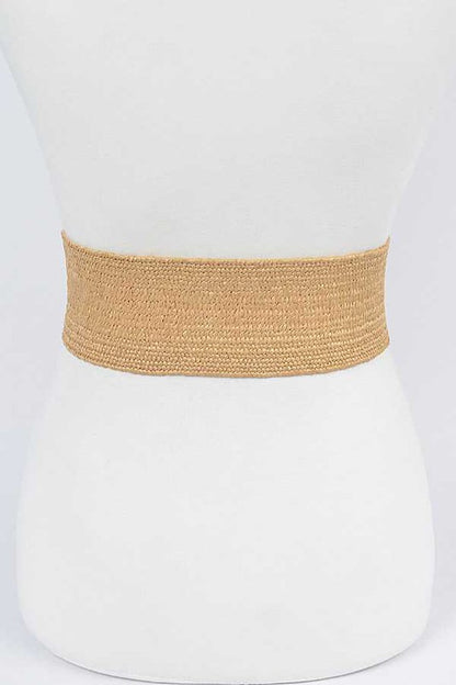 Bamboo Buckle Elastic Belt