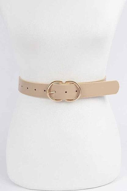 Double Ring Buckle Fashion Belt