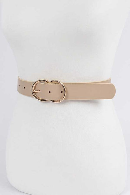 Double Ring Buckle Fashion Belt