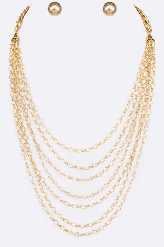 Zillion Chain Layer Necklace Set