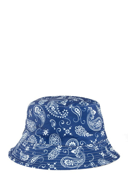 Amoeba Print Reversible Bucket Hat