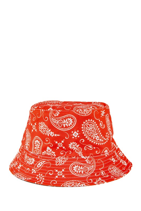 Amoeba Print Reversible Bucket Hat