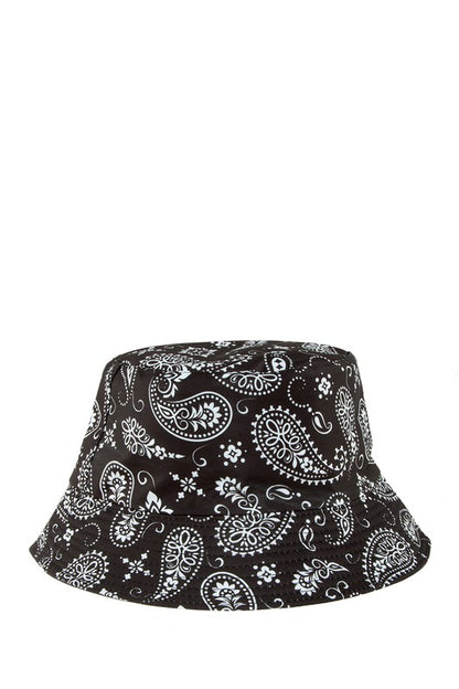 Amoeba Print Reversible Bucket Hat