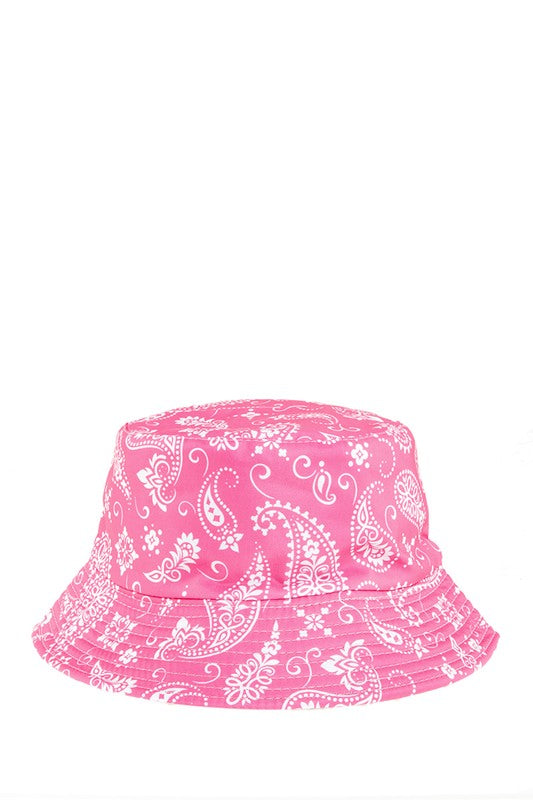 Amoeba Print Reversible Bucket Hat