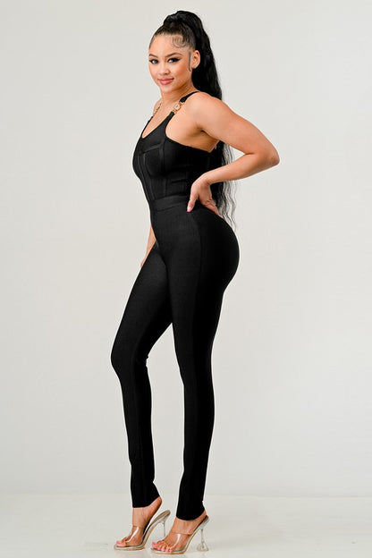 Bodycon Bandage Jumpsuit