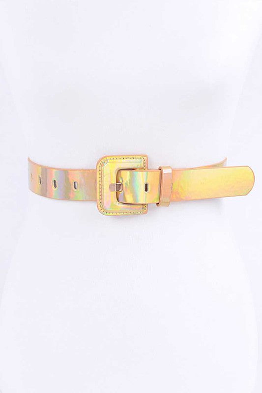 Holographic PlusSize Fashion Belt