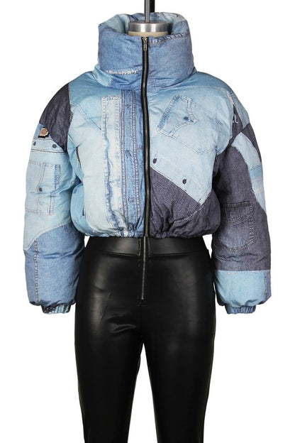 Get It with Me Sexy Fashion Puffer Jacket