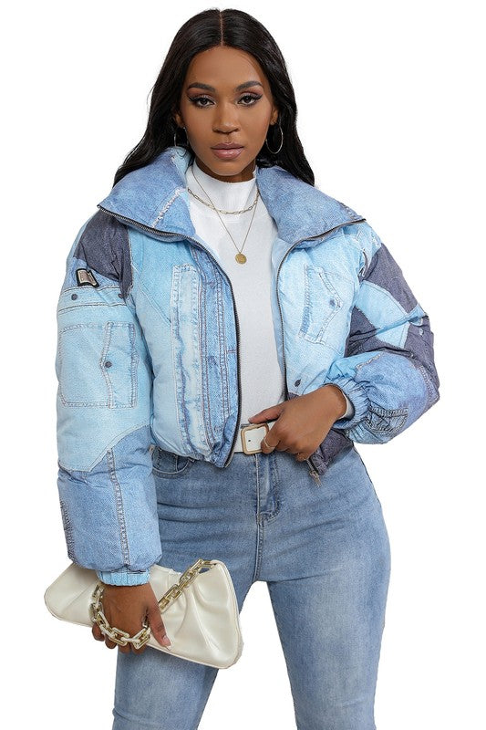 Get It with Me Sexy Fashion Puffer Jacket