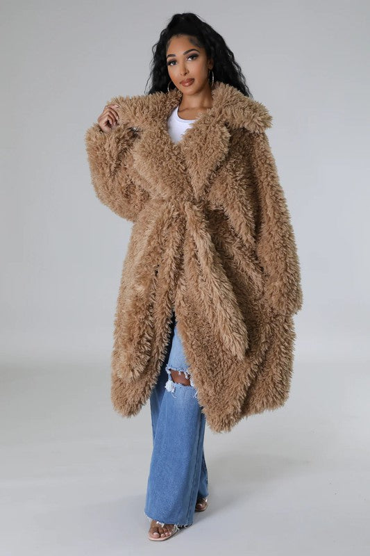 Fuzzy Fur Winter Heavy Jacket