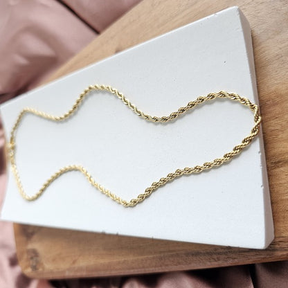 Luxe Gold Rope Chain - 18in