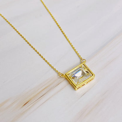 Sweet Square Pendant Necklace