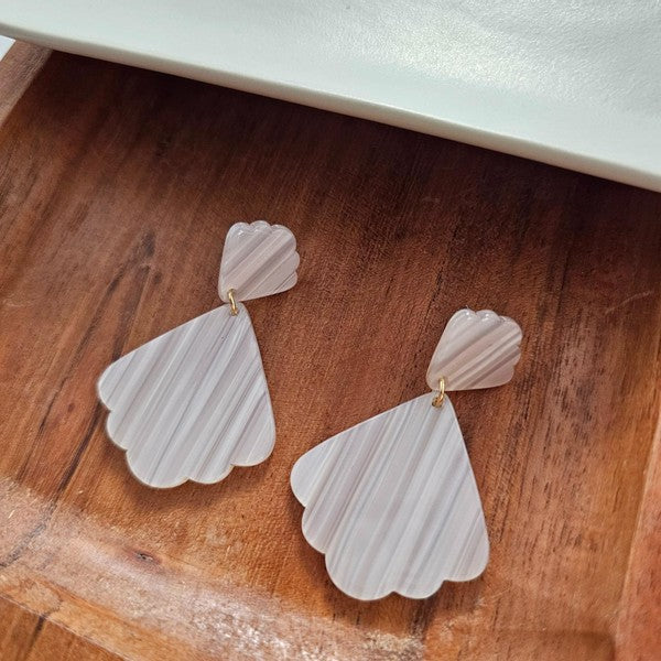 Ariel Earrings - Seashell