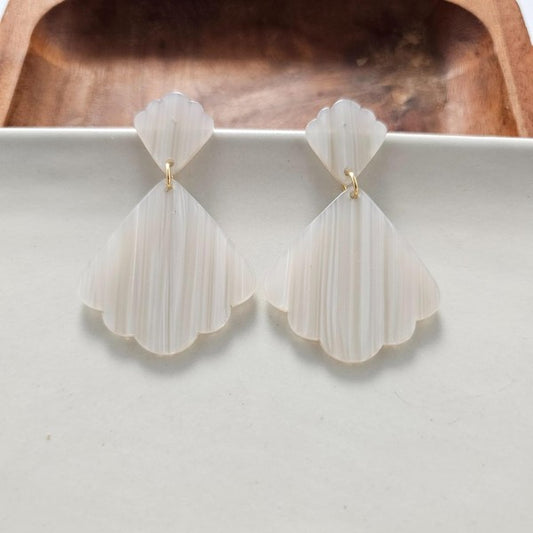 Ariel Earrings - Seashell