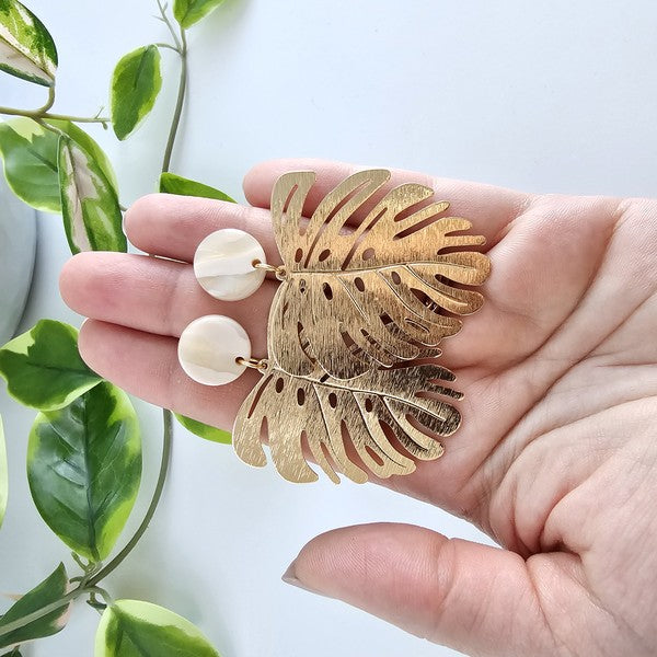 Belize Earrings - Ivory