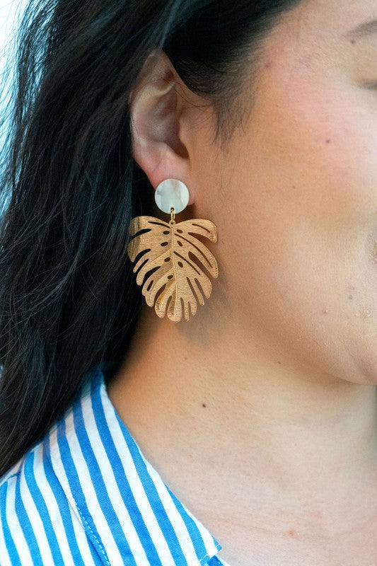 Belize Earrings - Ivory