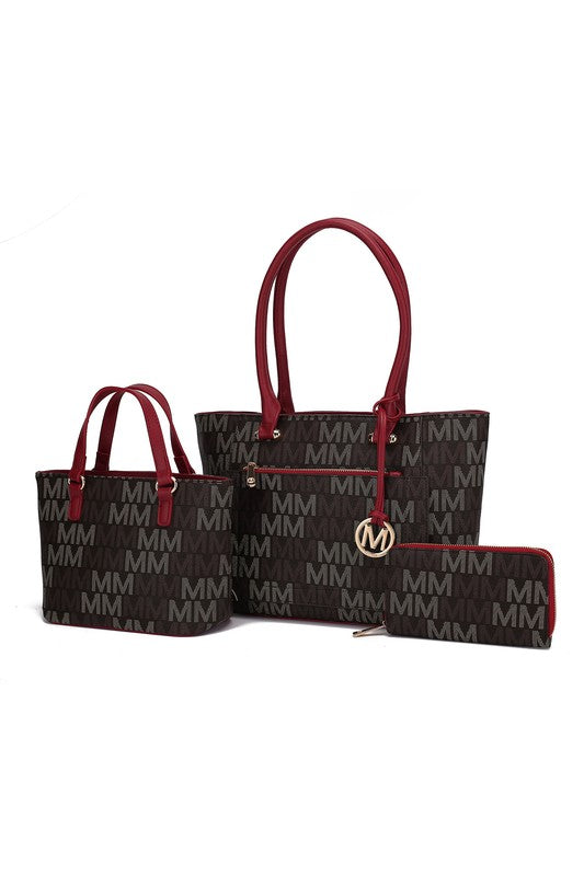 Lady M Signature Tote Bag & Wallet Set