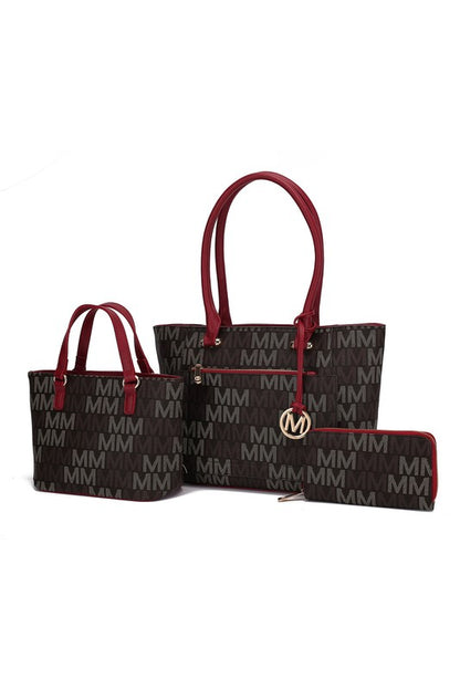 Lady M Signature Tote Bag & Wallet Set