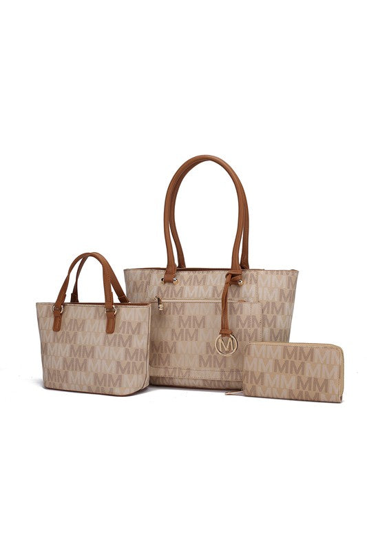 Lady M Signature Tote Bag & Wallet Set