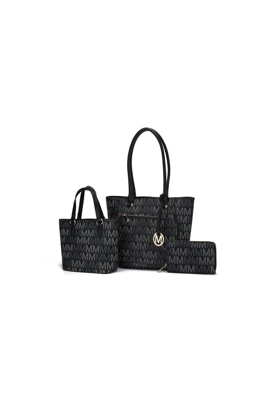 Lady M Signature Tote Bag & Wallet Set