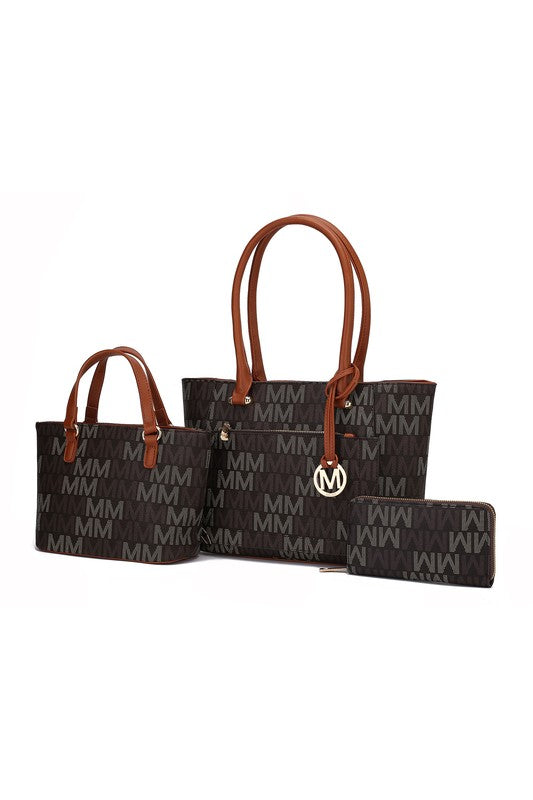 Lady M Signature Tote Bag & Wallet Set