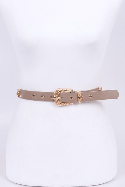 Chunky Chain Accent Iconic Belt