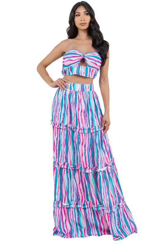 Cotton Candy Fashion 2 Piece Dress Set