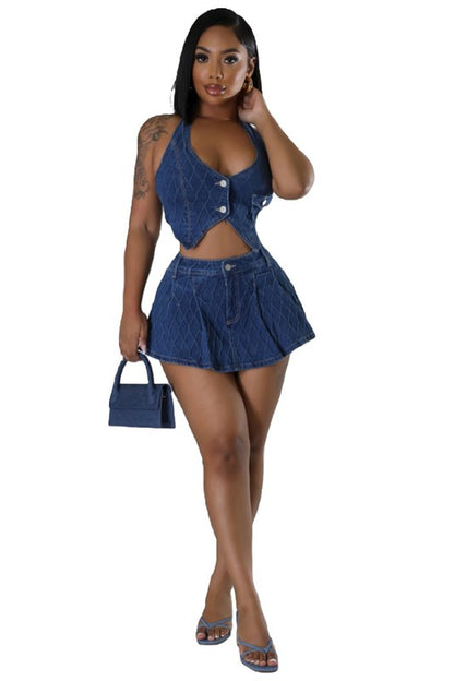 Milani Fashion 2 Piece Short Set