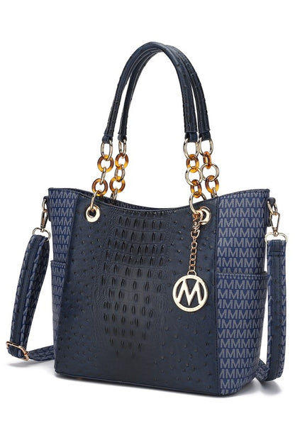 MKF Collection Miriam Signature Tote Bag by Mia K