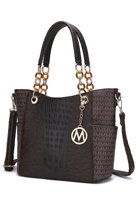 MKF Collection Miriam Signature Tote Bag by Mia K