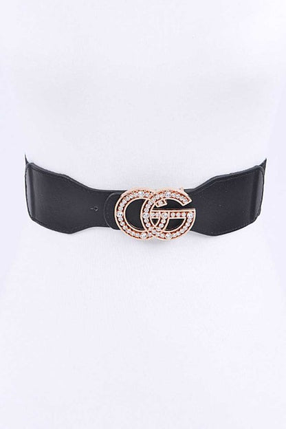 CG Logo Plus Size Elastic Belt