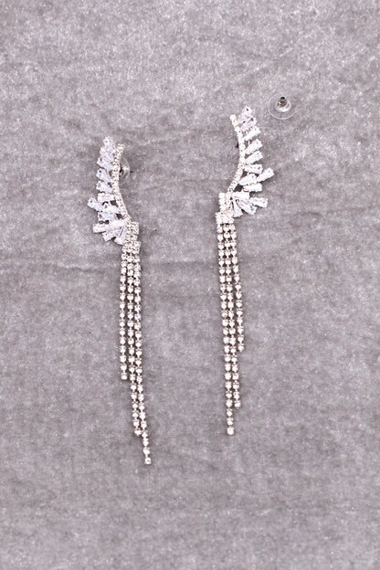 ANGELE DROP CUBIC ZIRCONIA EARRINGS