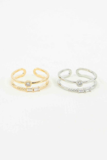 Neo Double Layer Adjustable Ring