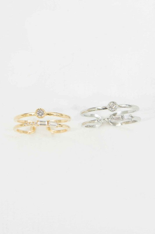 Neo Double Layer Adjustable Ring