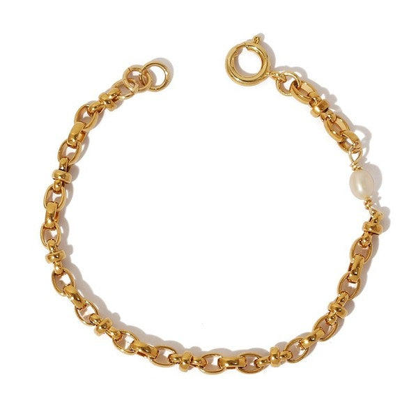 Pearl Chain Bracelet