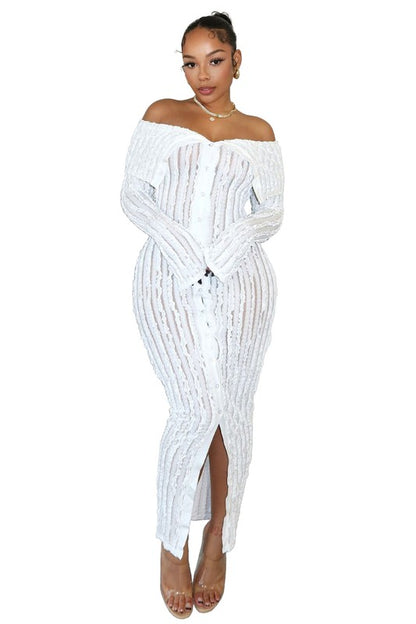 Talk To Me Long Maxi Dress