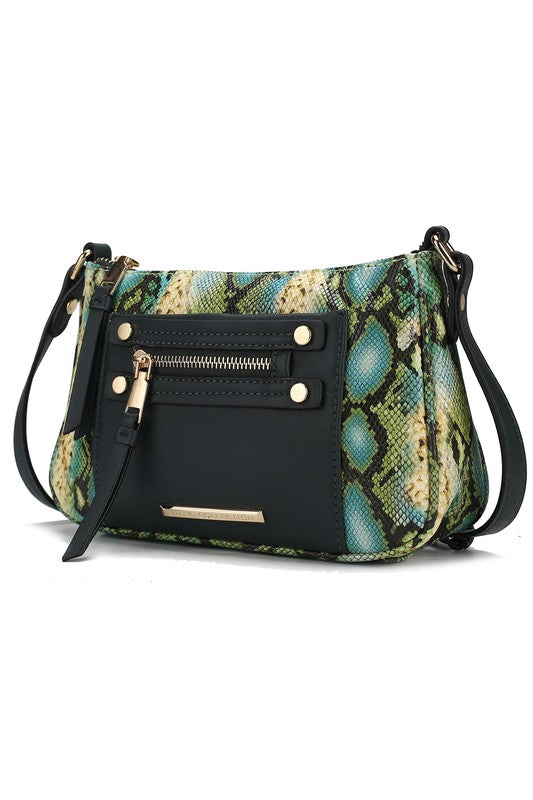 Essie Snake Embossed Crossbody