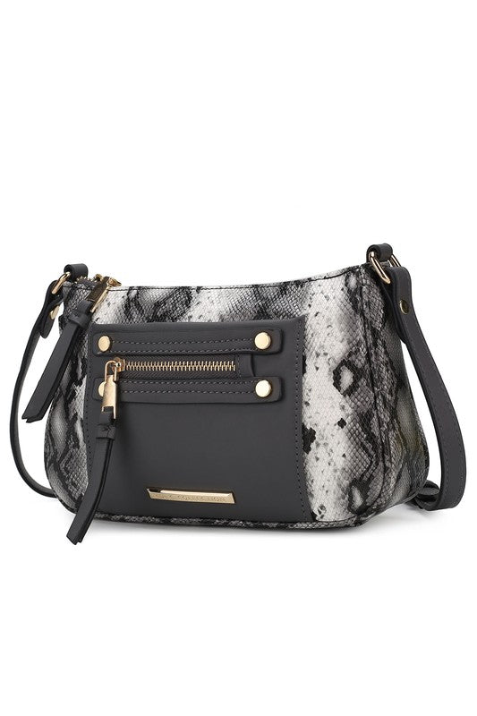 Essie Snake Embossed Crossbody