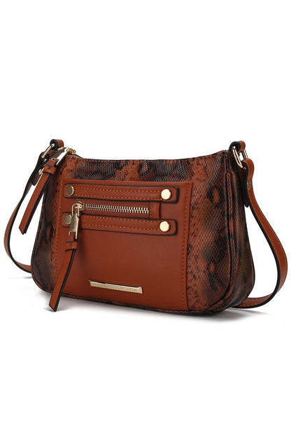 Essie Snake Embossed Crossbody