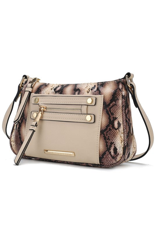 Essie Snake Embossed Crossbody