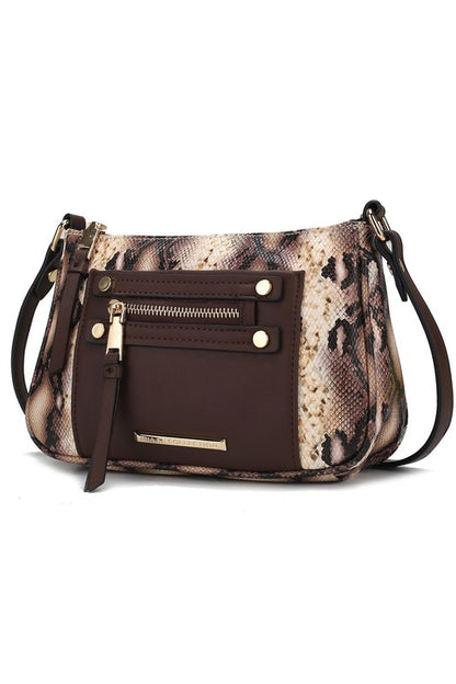 Essie Snake Embossed Crossbody