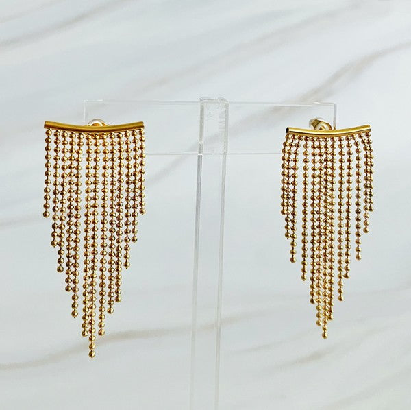 Cascade Draping Earrings